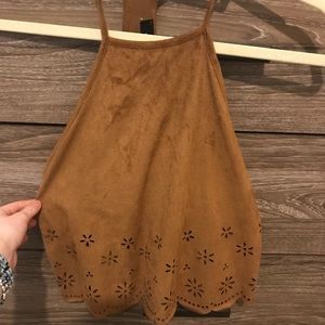 Cut out halter neck top